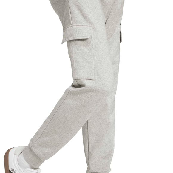 Spodnie męskie adidas Essentials Feelcozy Cargo jasnoszare JE3823