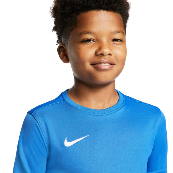 Koszulka dla dzieci Nike Dry Park VII JSY SS niebieska BV6741 463