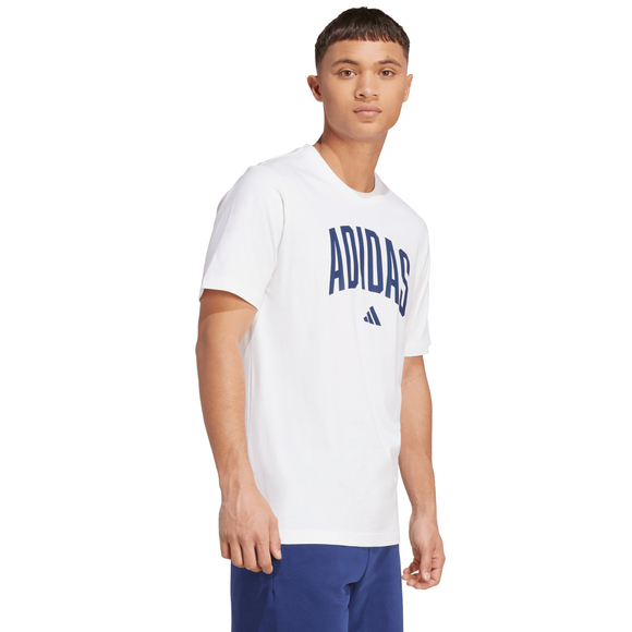 Koszulka męska adidas Collegiate Lineage Graphic biała JM6416