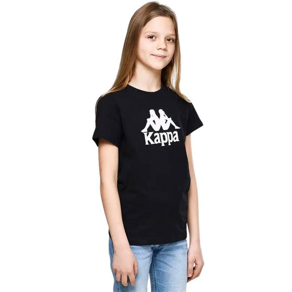 Koszulka dla dzieci Kappa Caspar czarna 303910J 19-4006