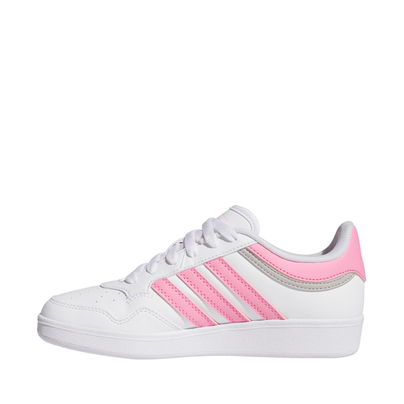 Buty dla dzieci adidas Hoops 4.0 biało-różowe JI0900