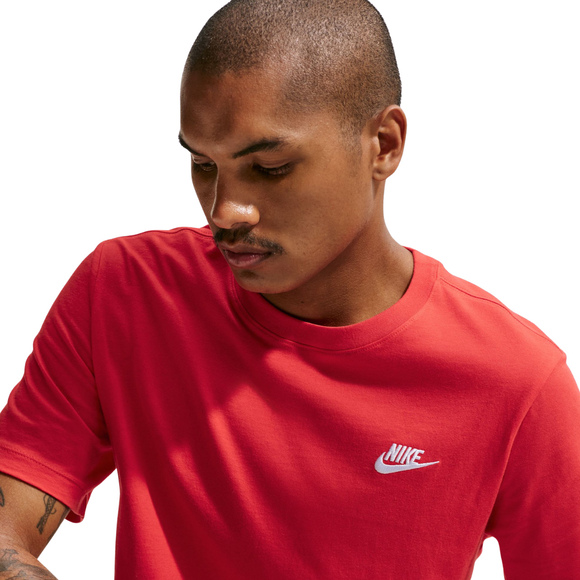 Koszulka męska Nike Club Tee czerwona AR4997 657