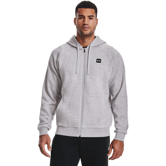 Bluza męska Under Armour Rival Fleece FZ Hoodie jasnoszara 1357111 011