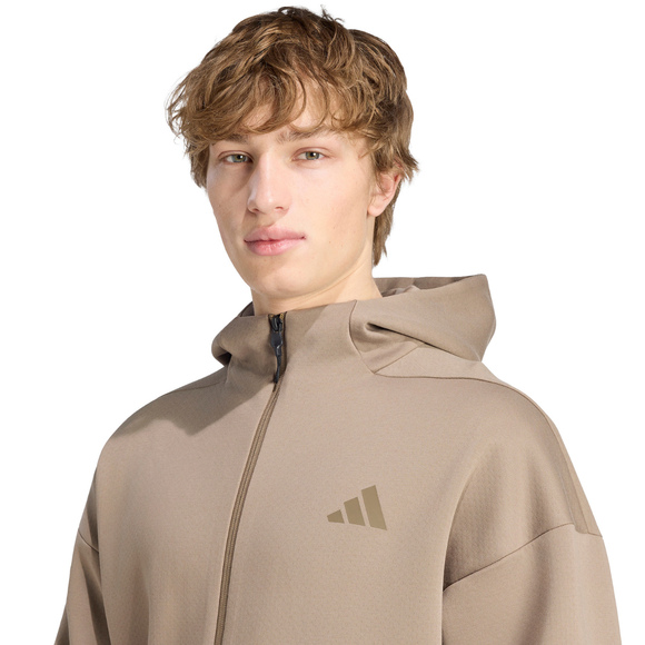 Bluza męska adidas Z.N.E. Full Zip beżowa KF3828