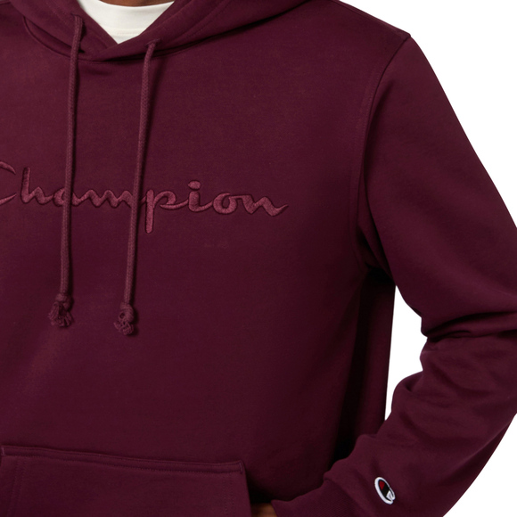 Bluza męska Champion Hooded Sweatshirt bordowa 220271 RS522