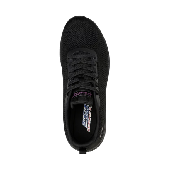 Buty damskie Skechers Bobs Squad Chaos Off czarne 117209 BBK