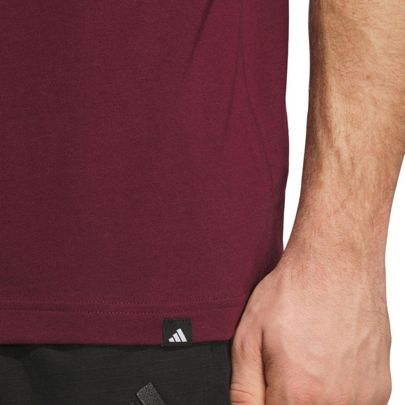 Koszulka męska adidas Varsity Tailsweep Graphic bordowa KS2180