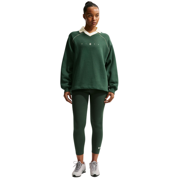 Legginsy damskie Nike Sportswear Classic zielone DV7789 326