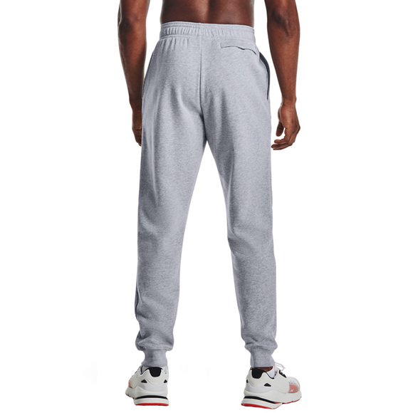 Spodnie męskie Under Armour Rival Fleece Jogger jasnoszare 1357128 011