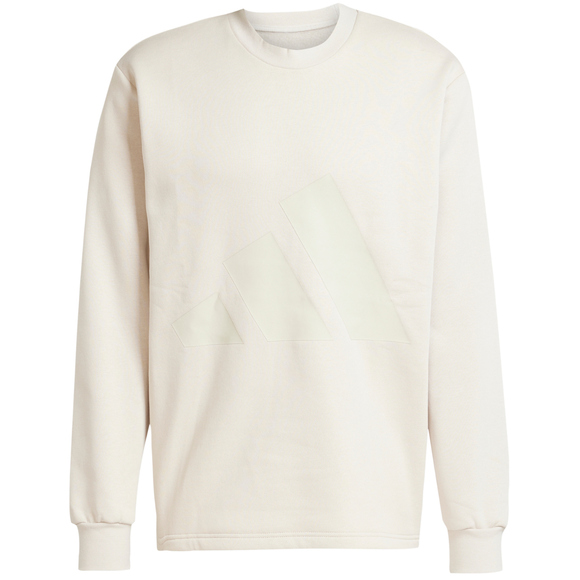 Dres męski adidas Sportswear Big Logo Fleece Colorblock beżowy JX5572