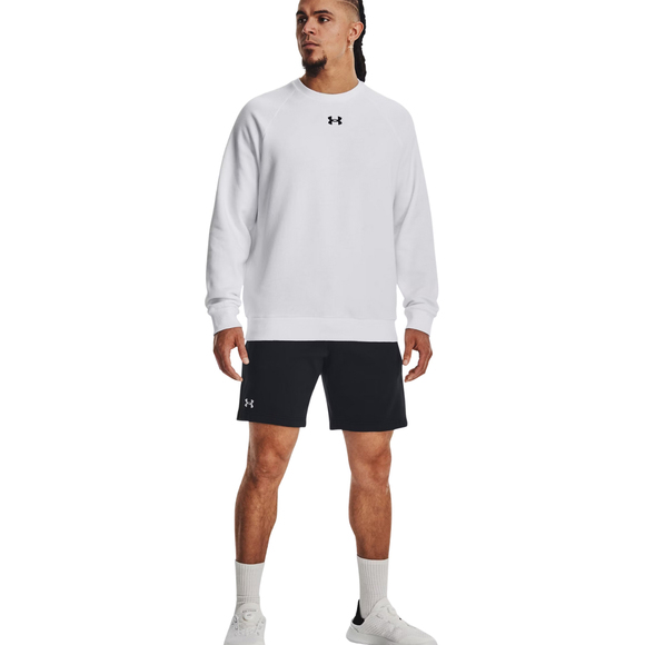 Spodenki męskie Under Aromur Rival Fleece czarne 1379779 001