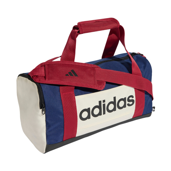 Torba adidas Linear Duffel XS granatowo-czerwono-beżowa KE5544
