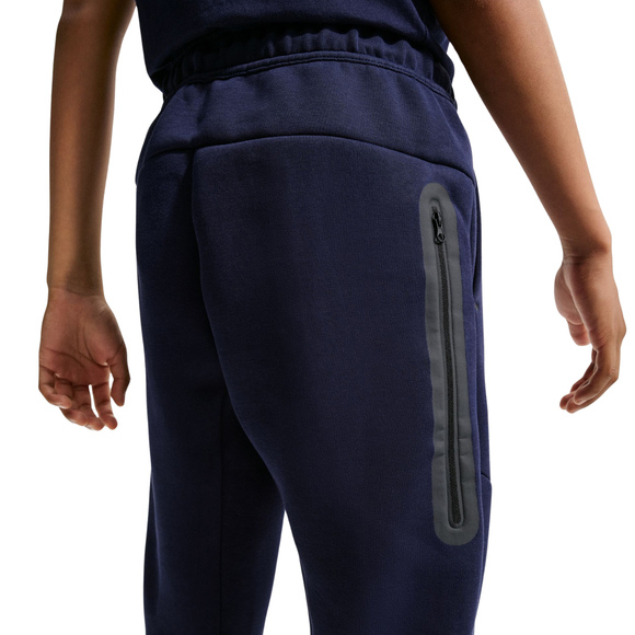 Spodnie dla dzieci Nike FC Barcelona Tech Fleece granatowe II3728 498
