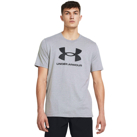 Koszulka męska Under Armour Sportstyle Logo szara 1382911 035