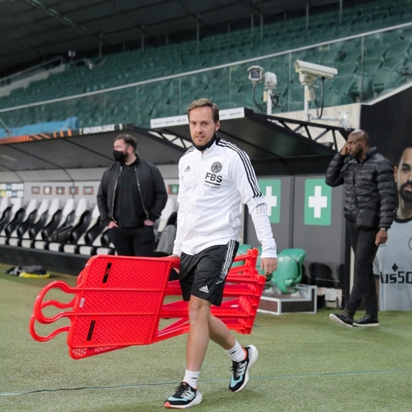 Mur piłkarski PRO 180 cm Niebieski