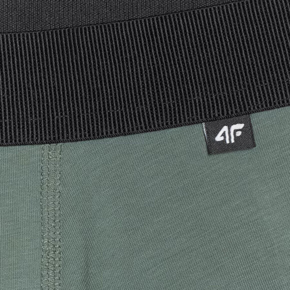 Bokserki męskie 4F M062 2-pak czarne, zielone 4FWAW25UBXSM062 92S