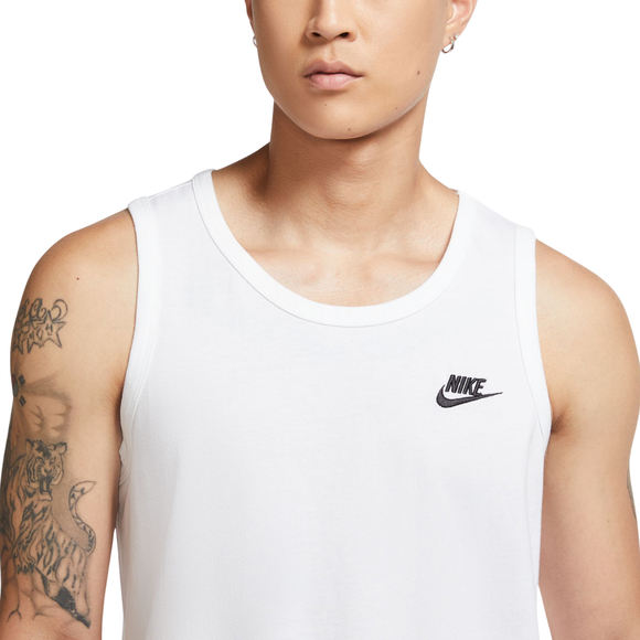 Koszulka męska Nike Club Tank biała BQ1260 100