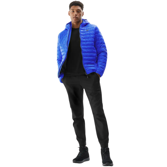 Kurtka męska puchowa 4F M240 kobalt 4FAW23TDJAM240 36S