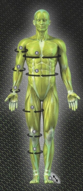 Stabilizator elastyczny na kolano SELECT bawełniany