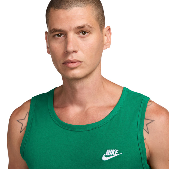 Koszulka męska Nike Club Tank zielona BQ1260 365