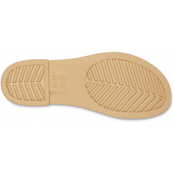 Sandały damskie Crocs Tulum Open Flat W czarne 206109 00W