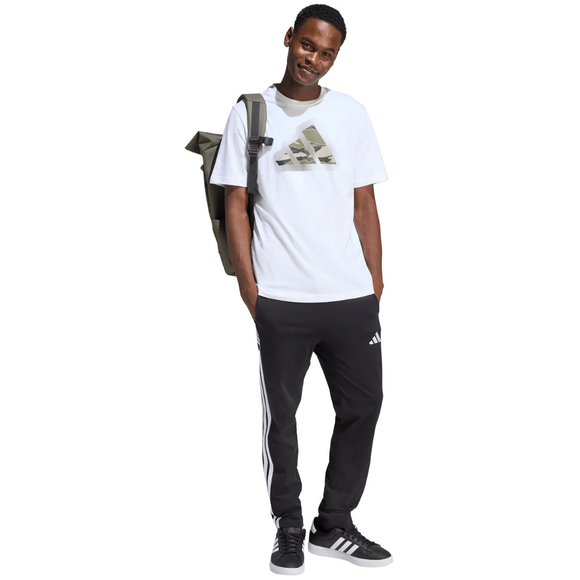 Koszulka męska adidas Camo Modern Logo Graphic biała JZ7493