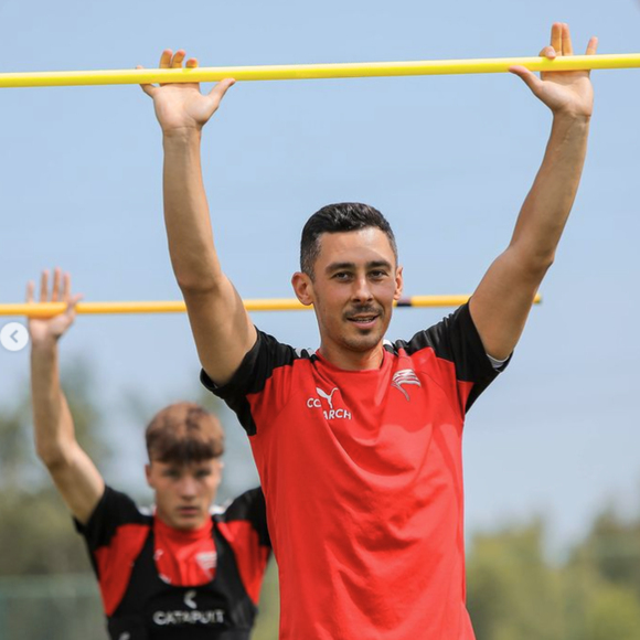 Laska gimnastyczna Yakima-Sport 1,6 m pomarańczowa 100602