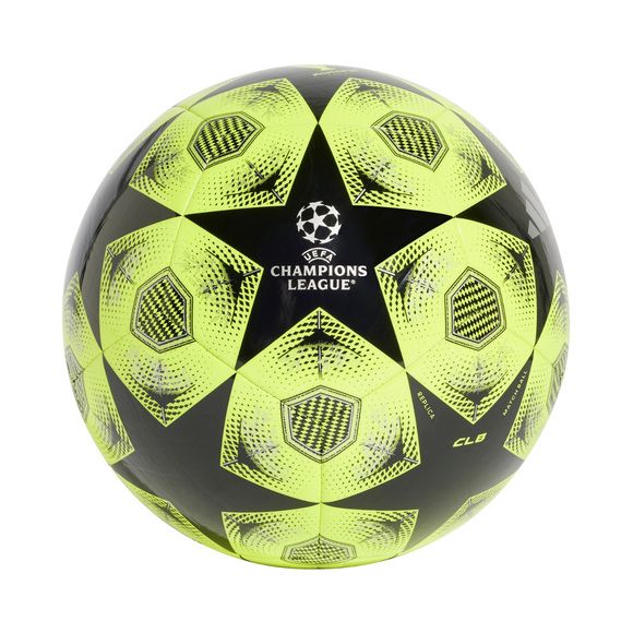 Piłka nożna adidas UCL Club 24/25 Knockout Stages żółto-czarna JH1282