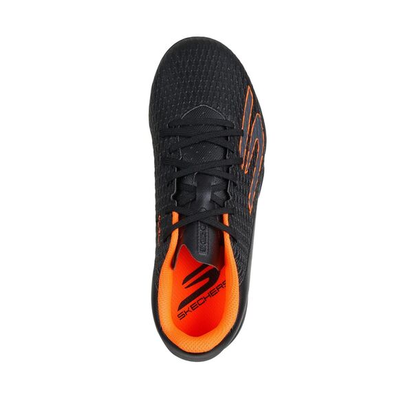 Buty piłkarskie dla dzieci Skechers SKX_2 czarno-pomarańczowe 252164L