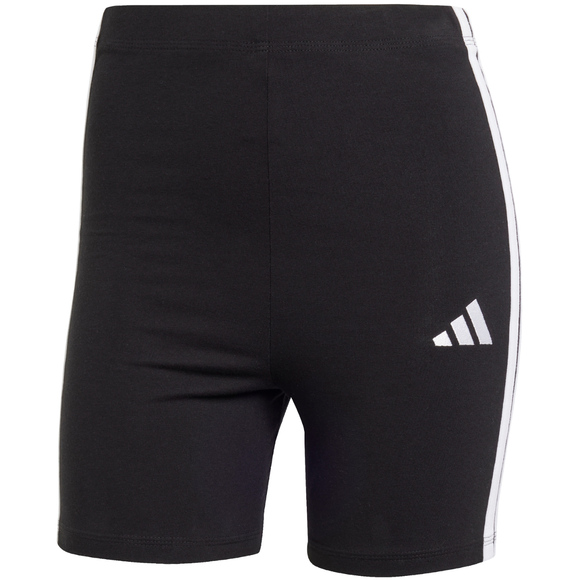 Spodenki damskie adidas Essentials 3-Stripes High Waisted Biker czarne JE1223