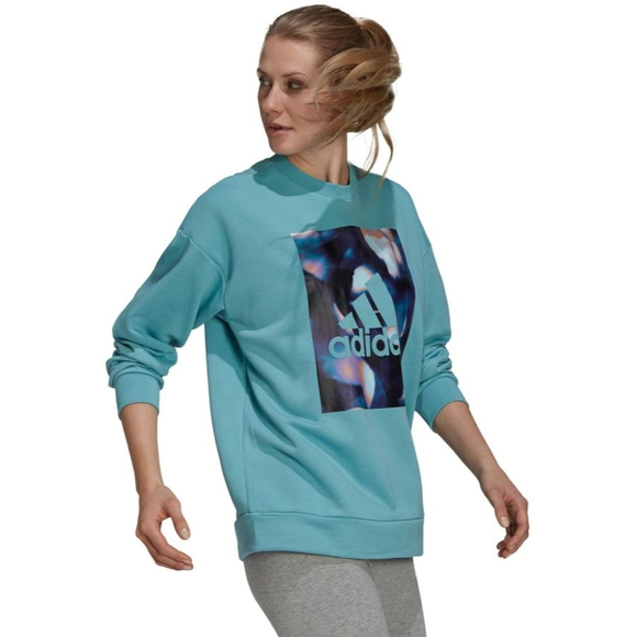 Bluza damska adidas uforu Sweatshirt niebieska GS3893