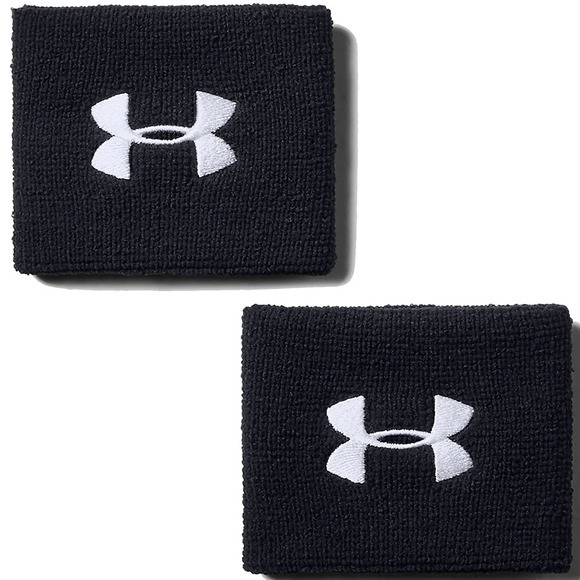 Frotki na rękę Under Armour Performance Wristbands czarne 1276991 001