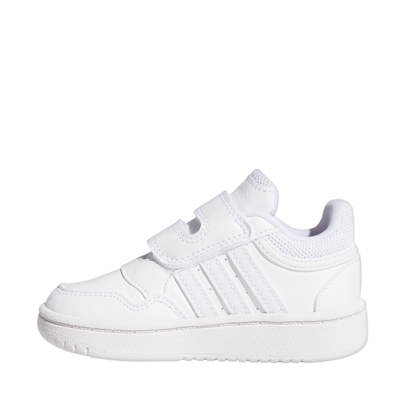 Buty dla dzieci adidas Hoops 3.0 białe GW0442