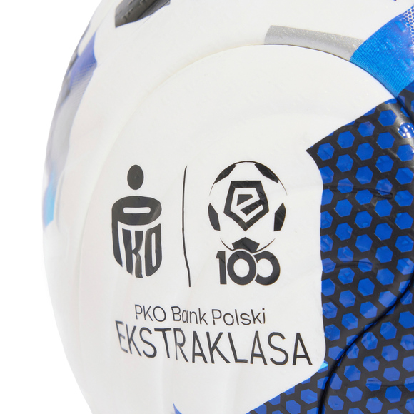 Piłka nożna adidas Ekstraklasa 26/27 Pro biało-niebieska KE5151