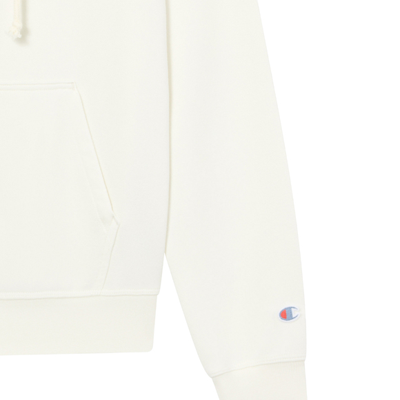 Bluza damska Champion Hooded Sweatshirt kremowa 118160 WW049