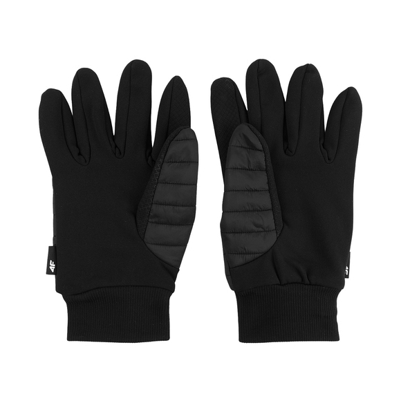 Rękawiczki 4F U101 czarne 4FWAM25AGLOU101 20S