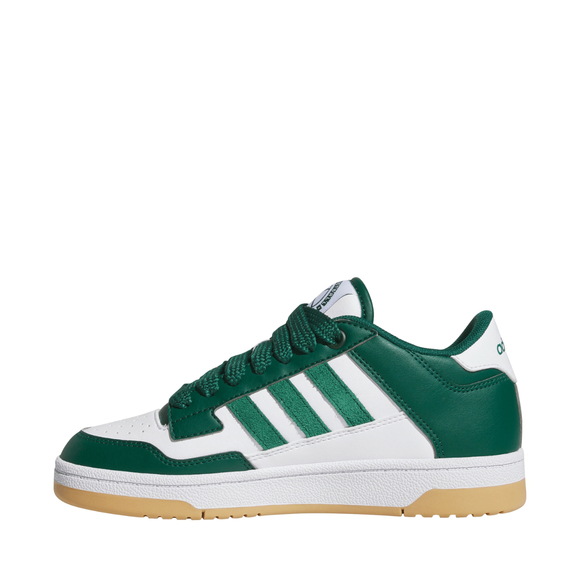 Buty dla dzieci adidas Rapid Court Low zielono-białe JR1019