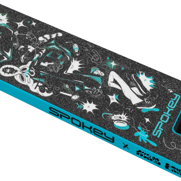Hulajnoga Spokey Trippy czarno-niebieska 944608