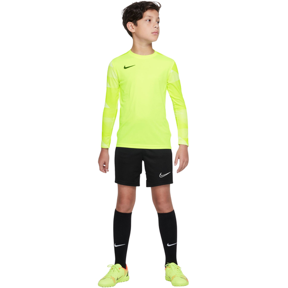 Bluza bramkarska dla dzieci Nike Dry Park IV JSY LS GK JUNIOR limonkowa CJ6072 702