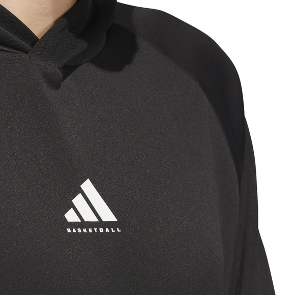 Bluza męska adidas Basketball Crazy Warm Hoody czarna JN2491