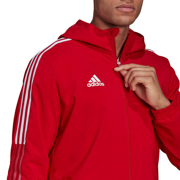 Bluza męska adidas Tiro 21 Windbreaker czerwona GP4965