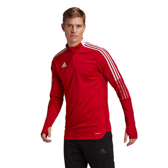 Bluza męska adidas Tiro 21 Training Top czerwona GH7303