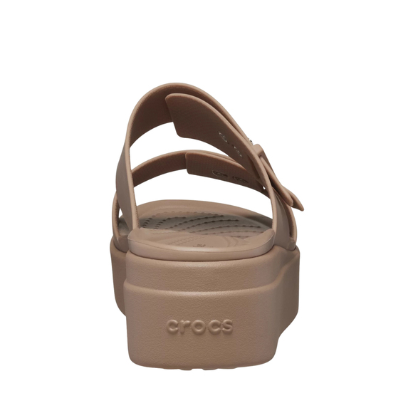 Klapki damskie Crocs Brooklyn Low beżowe 207431 2Q9