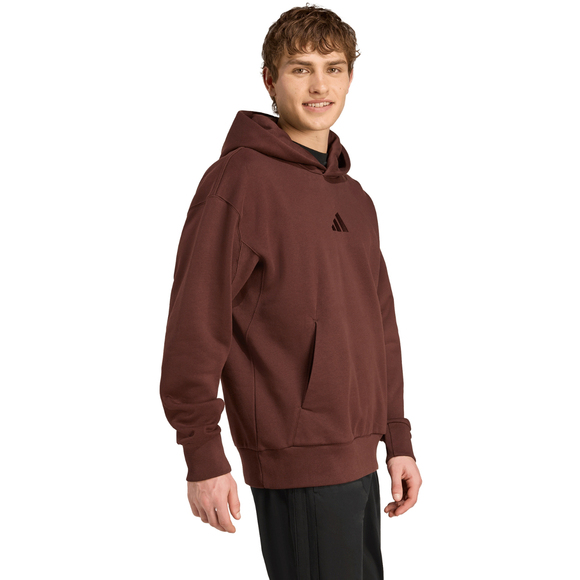 Bluza męska adidas All Szn Fleece brązowa JX5090