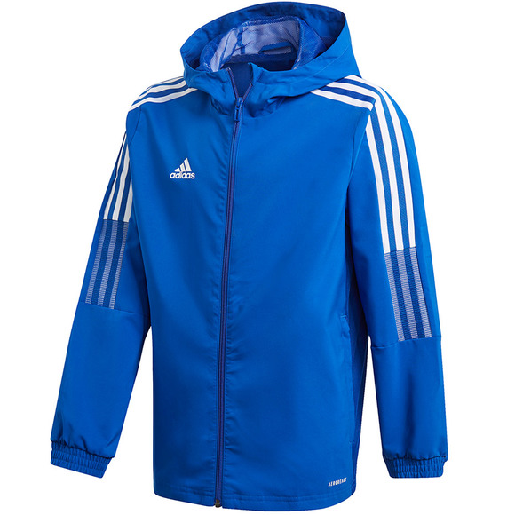 Kurtka dla dzieci adidas Tiro21 Windbreaker Youth niebieska GP4978