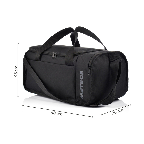 Torba Fitness Meteor Nanuq 20l czarna 16891