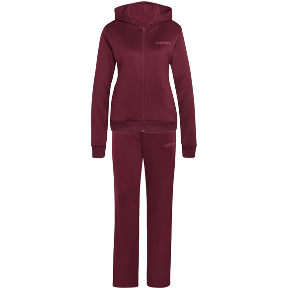 Dres damski adidas Essentials Linear bordowy KQ7588