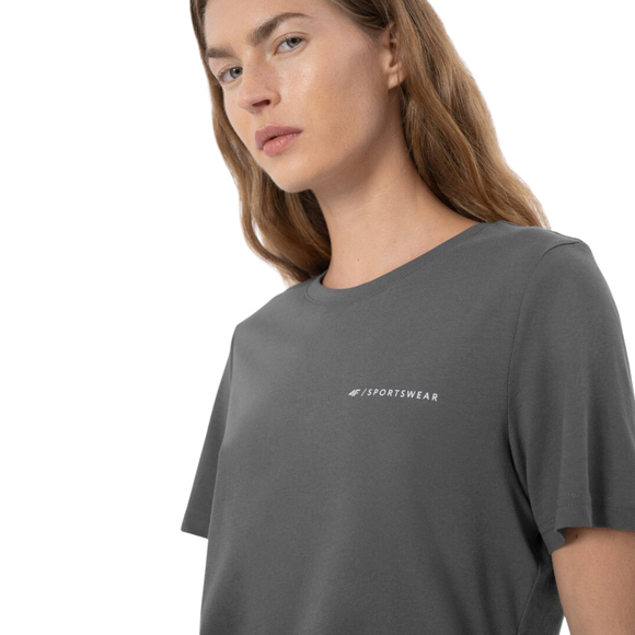 Koszulka damska 4F antracyt H4Z22 TSD025 22S