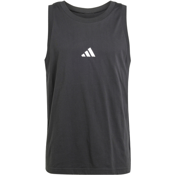 Koszulka męska adidas Essentials Small Logo Tank czarna JE8986