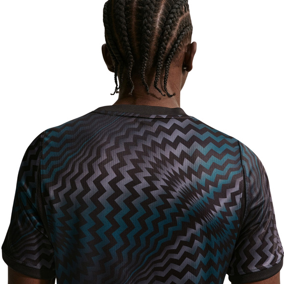 Koszulka męska Nike Dri-Fit Gardien VI Goalkeeper czarno-niebiesko-szara HV8301 010